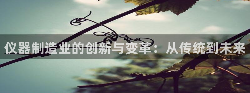太原云顶国际老板：仪器制造业的创新与变革：从传统到未来