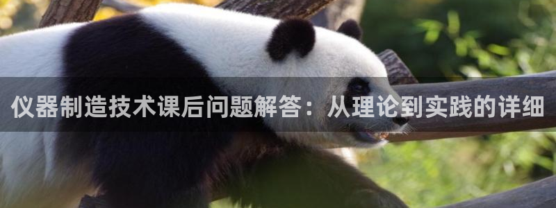 云顶集团有限公司招聘：仪器制造技术课后问题解答：从理论到实践
