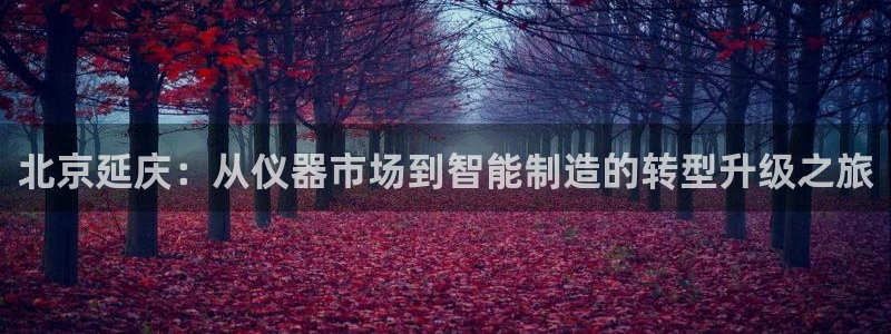 云顶400：北京延庆：从仪器市场到智能制造的转型升级之旅