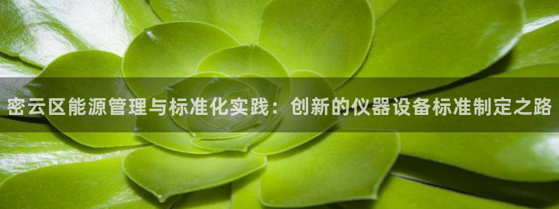 云顶国际酒店位置地图：密云区能源管理与标准化实践：创新的仪器