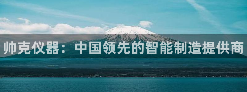 云顶集团游戏app月底是不是不能玩了：帅克仪器：中国领先的智