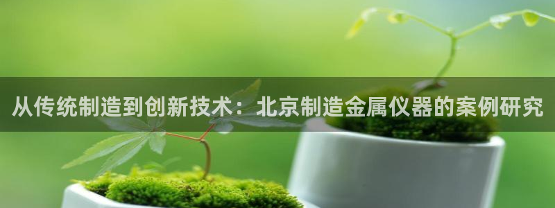 云顶注册送38的网站：从传统制造到创新技术：北京制造金属仪器