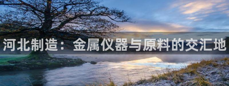 云顶国际百姓渔村怎么样：河北制造：金属仪器与原料的交汇地